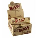 RAW ORGANIC KING SIZE SLIM CONNOISSEUR PAPERS + TIPS HEFTCHEN EINZELN