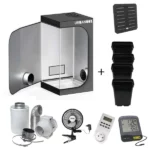 led low budget growbox komplettset xs / 60x60x160cm | 60w