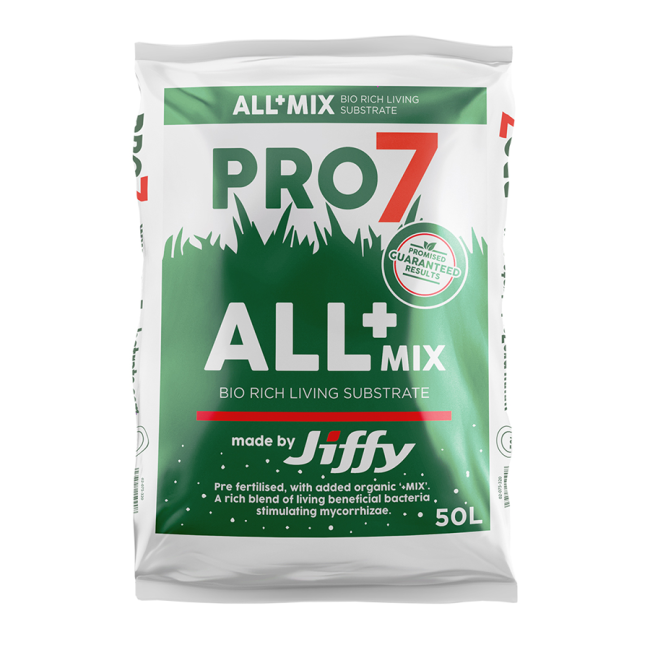 jiffy pro7 all+, all mix mit perlite und biovin, 50 l