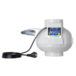prima klima rohrventilator 125ec tc, 680 m³/h, ø 125 mm, drehzahl und klimaregler