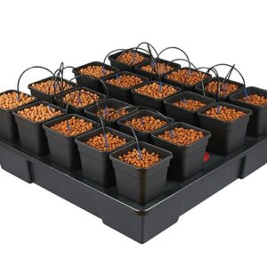 atami wilma small wide 20x6,5l | hydroponisches system | 115x115x20cm