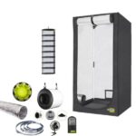 garden highpro ecopro 100 | trockenbox set 100x100x200cm inkl. lüfter & netz