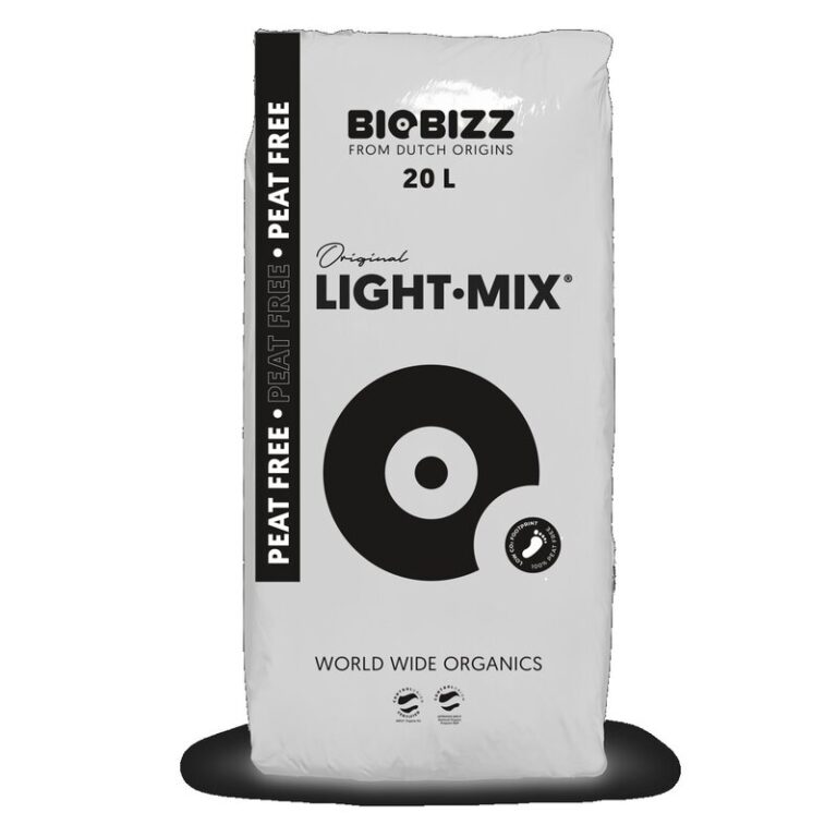 biobizz light mix peat free erde 20l torffrei