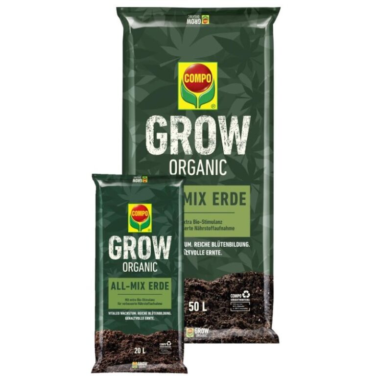 compo grow organic all mix erde 50l