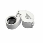 taifun taschenlupe led beleuchtung, 40x 25 mm